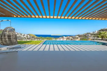 Gumusluk L House luxury villa with panoramic sea view